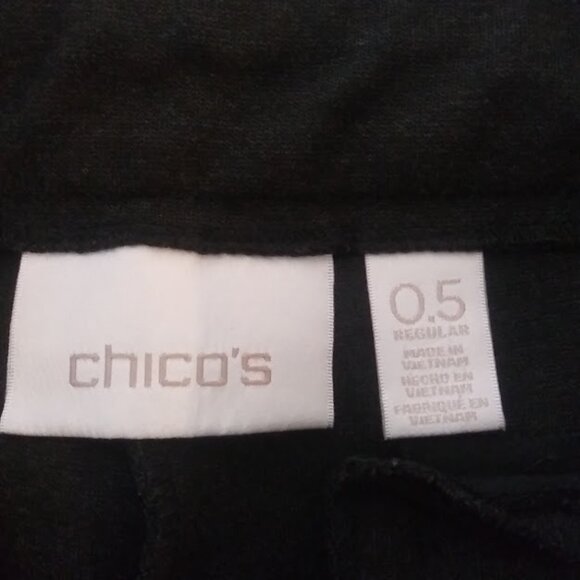 Chico's women's size 0.5 Small (6) black high rise dress pants - Picture 11 of 14